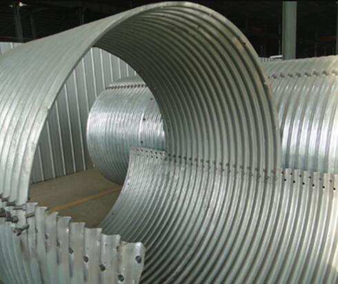 Nestable corrugated steel pipes