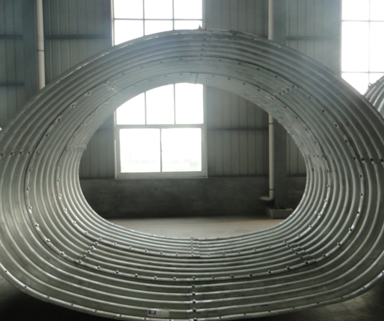 Horseshoe shape corrugated steel pipe Horseshoe shape corrugated steel pipe