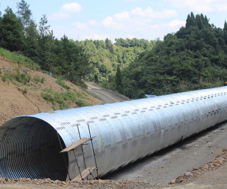 Assembled corrugated steel pipe Assembled corrugated steel pipe