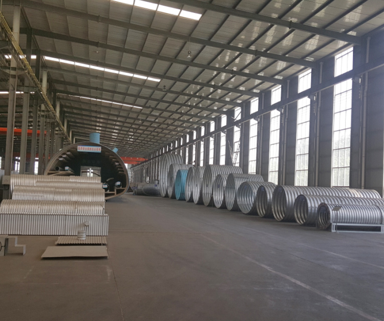 Corrugated steel arch culvert Corrugated steel arch culvert
