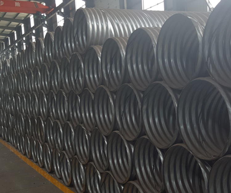 Rolled corrugated steel pipe Rolled corrugated steel pipe