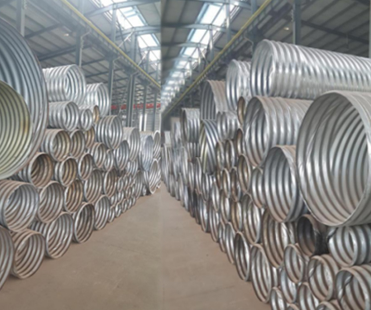 Rolled corrugated metal pipe Rolled corrugated metal pipe