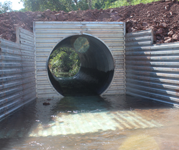 Corrugated Steel Headwalls Corrugated Metal Culvert Pipe