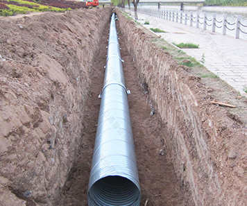 Spiral Corrugated Steel Pipe in Municipal Projection