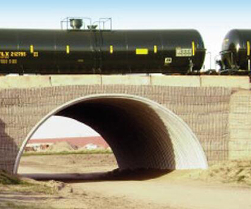 Corrugated Steel Brige for Railway Projection
